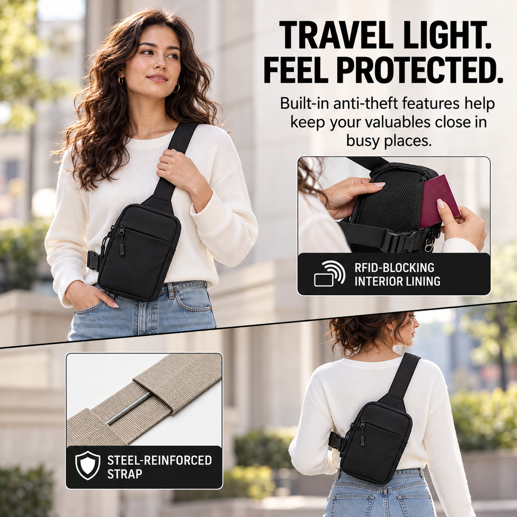 VAULT™ Anti-Theft Sling Bag