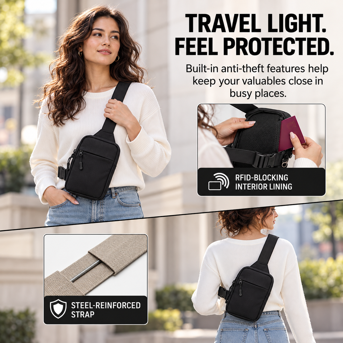 VAULT™ Anti-Theft Sling Bag