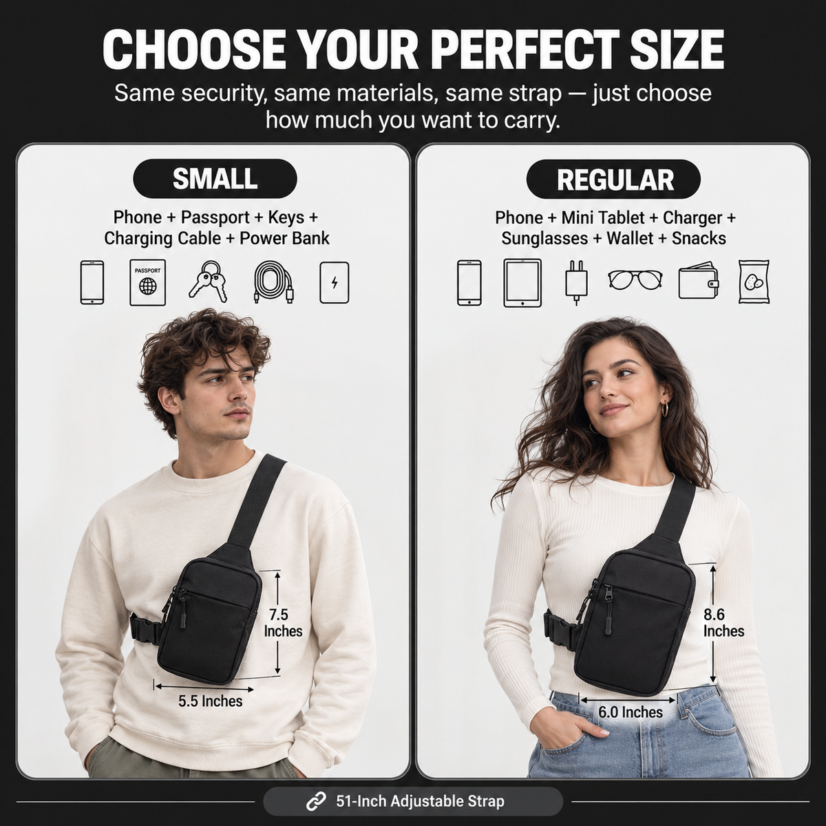 VAULT™ Anti-Theft Sling Bag